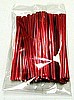 RED METALLIC 4 Inch Twistie Bag Ties (Qty 1000)